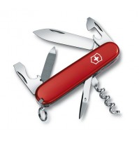 Victorinox Sportsman Red. Medium Pocket knives with nail file.